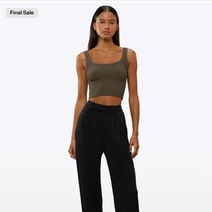 NWOT Cuts Tank Top - Shadow